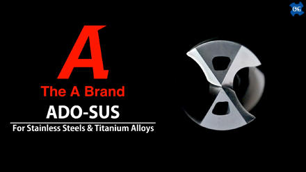 ADO-SUS: Carbide  Drill For Stainless Steel and Titanium Alloy