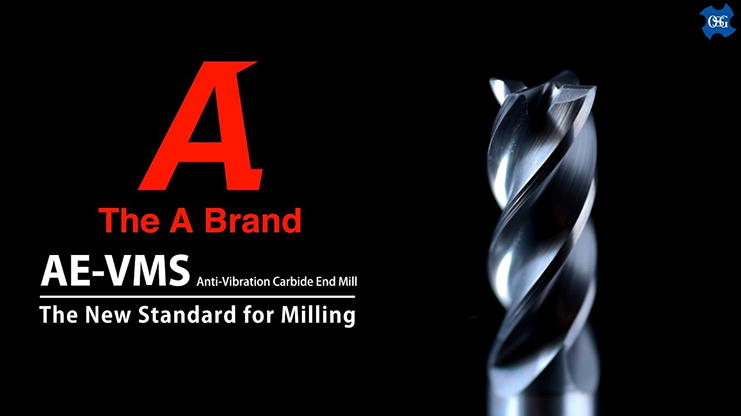 AE-VMS: Anti-Vibration Short Carbide End Mill