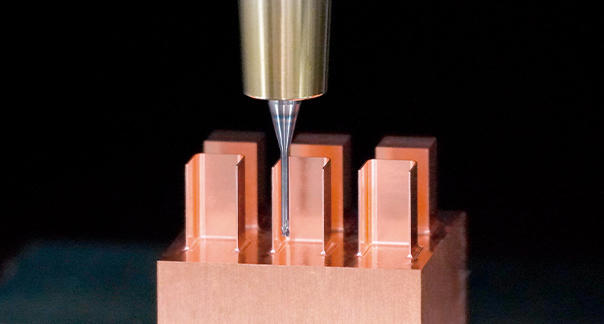 DLC Coated Carbide End Mill for Copper Electrodes: Long Neck Radius Type for High-efficiency Finishing2