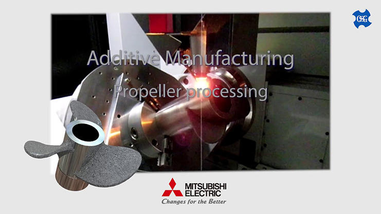 5-axis Milling of Metal Deposition 3D Printed Propeller