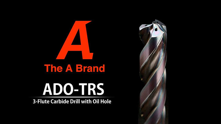 ADO-TRS: 3-Flute Carbide Drill with Oil Hole