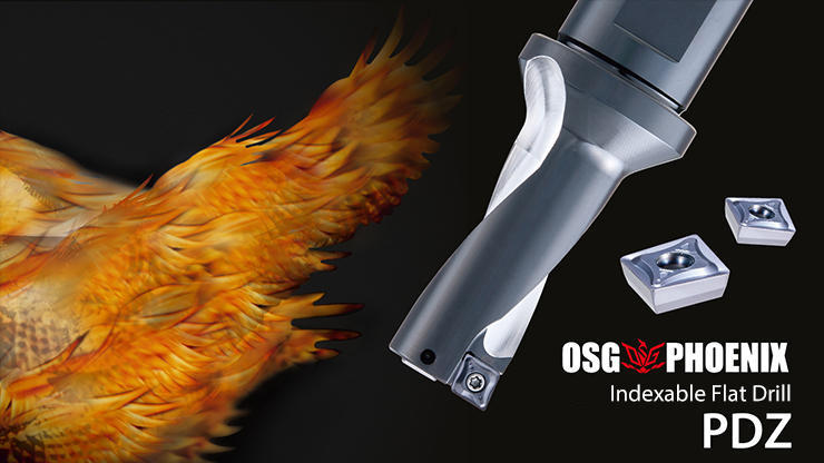 OSG PHOENIX PDZ: Indexable Flat Drill Counterboring