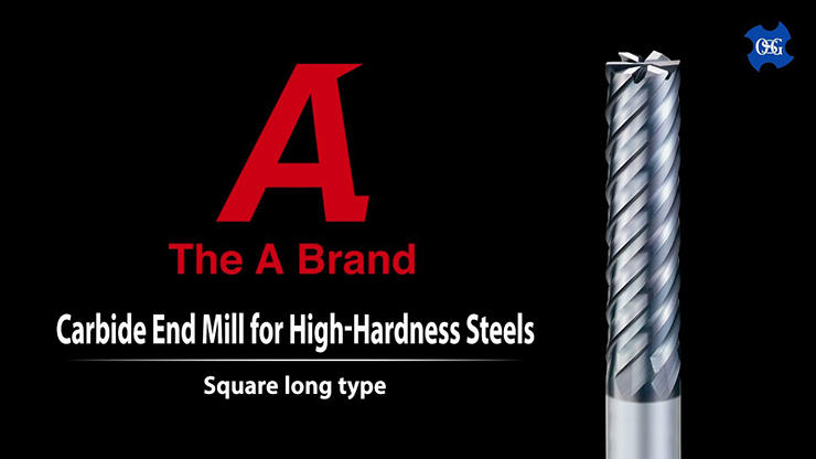 AE-ML-H: Multi-flute square type end mills for high-hardness steels (long)