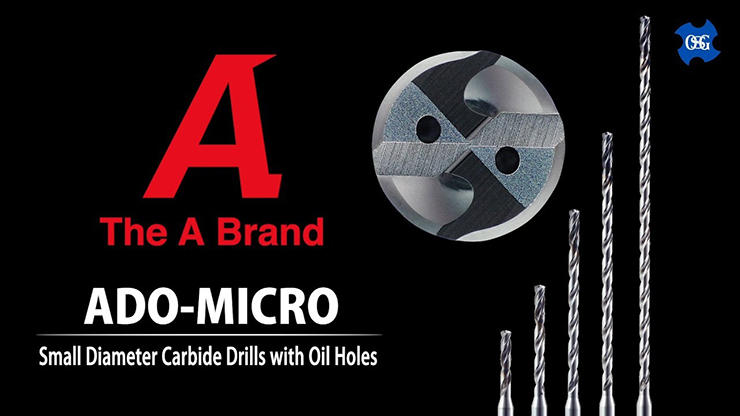 ADO-MICRO: Small Diameter Carbide Drills with Oil Holes