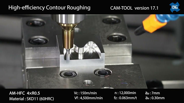The latest roughing solution for high-hardness die and mold applications