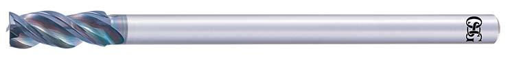 AE-VTFE-N: DLC Coated Carbide End Mill for Non-Ferrous Materials High performance Type for Deep Side Milling