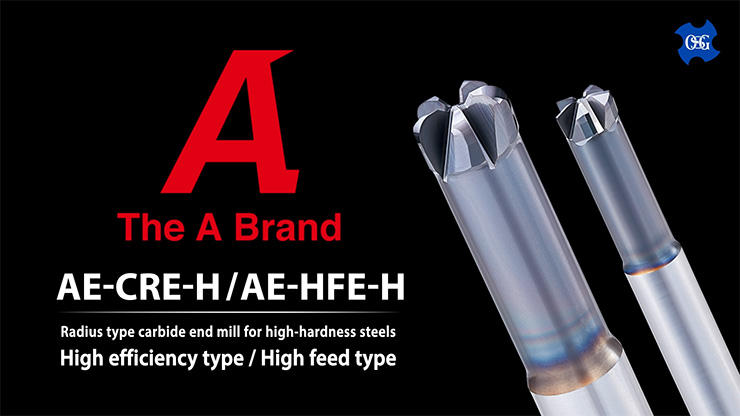 Radius type carbide end mills for high-hardness steels Movie