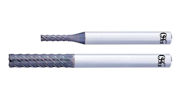 Multi-flute square type end mills for high-hardness steels (long)2