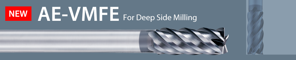 AE-VMFE: Anti-Vibration Carbide End Mill for Deep Side Milling