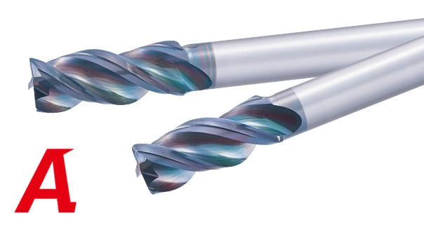 DLC Coated Carbide End Mill for Non-Ferrous Materials High Performance Type for Deep Side Milling1