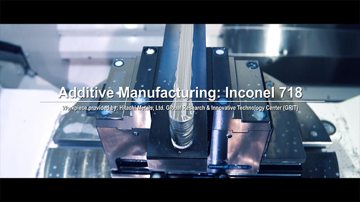 End Mills for Additive Manufacturing Watch it in action