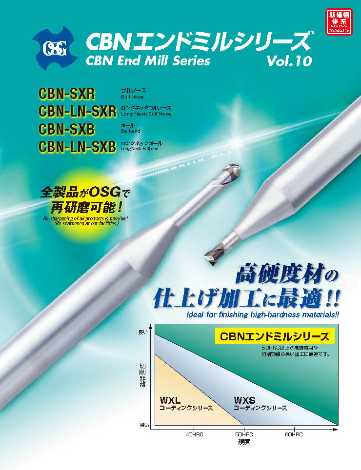 高価値 不二越 ナチ 超硬エンドミル BNBP20500256 CBN モールドフィニッシュマスター