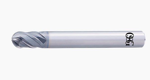 高硬度鋼用超硬ボールエンドミル 高能率型4刃2