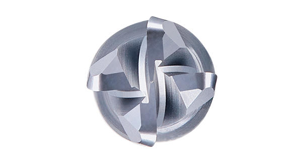 高硬度鋼用超硬エンドミル ロングネックラジアスタイプ 高能率仕上げ用4刃2
