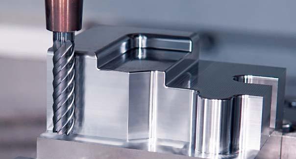 高硬度鋼用超硬エンドミル 多刃スクエアタイプ ロング形3