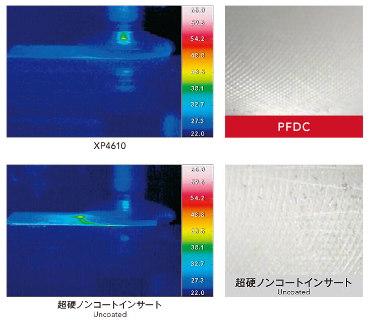 【熱可塑性樹脂】切削熱を抑えて良好な加工面精度