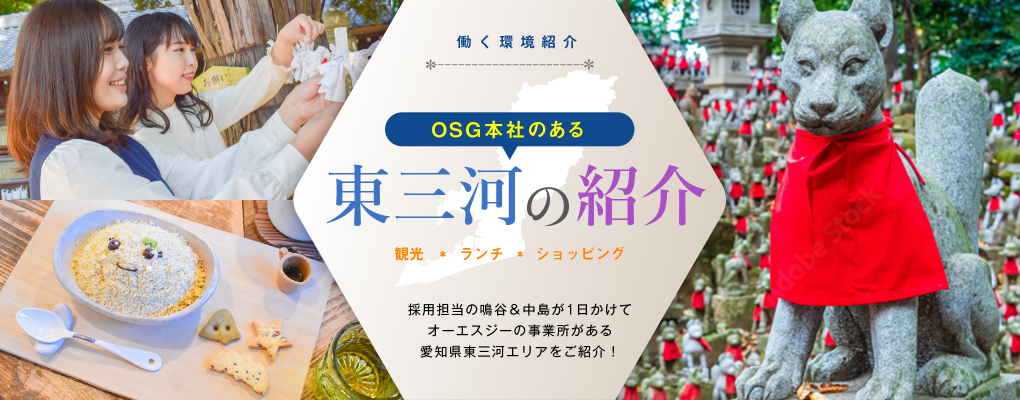 OSG本社のある東三河の紹介