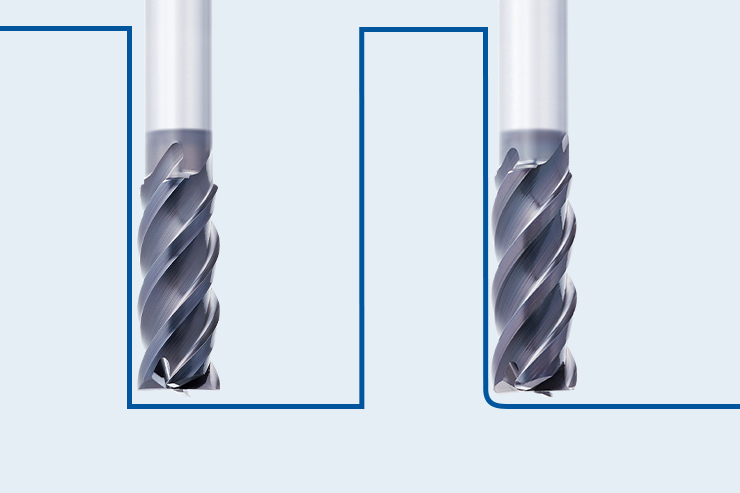 AE-VMFE: Anti-Vibration Carbide End Mill for Deep Side Milling