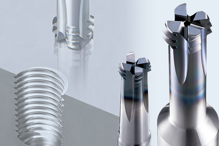 AT-2: Thread Mill with End-cutting Edge for High-hardness Steels